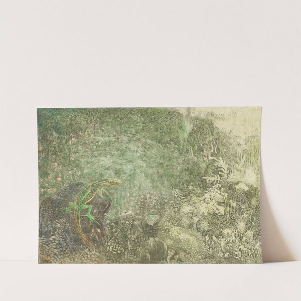 Lizard On A Stone by Theo van Hoytema