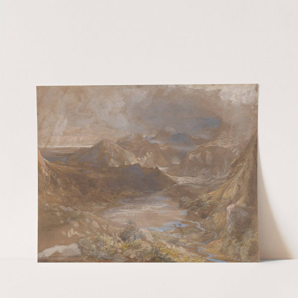 Llwyngwynedd and Part of Llyn-y-ddina Between Capel Curig and Beddegelert, North Wales by Samuel Palmer