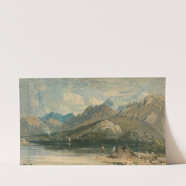 Llyn Dinas, North Wales (1839) by John Varley