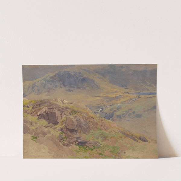 Llyn Idwal (Nordwales) (1908) by Edward Theodore Compton