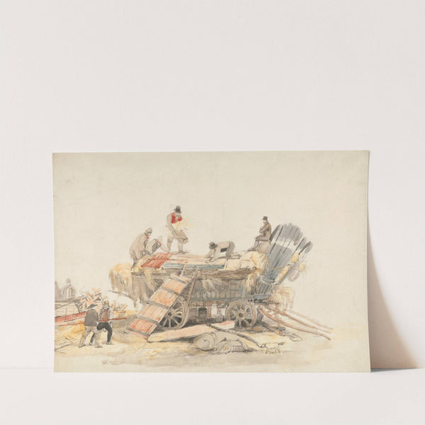 Loading a Wagon by Luke Clennell