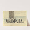 Loading the Boats (c. 1875) by Eugène Boudin