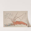 Lobster, Hamayumi (Ceremonial Miniature Bow) with Arrows and Fans by Kubo Shunman