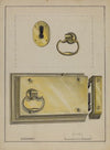Lock Handle and Key Plate