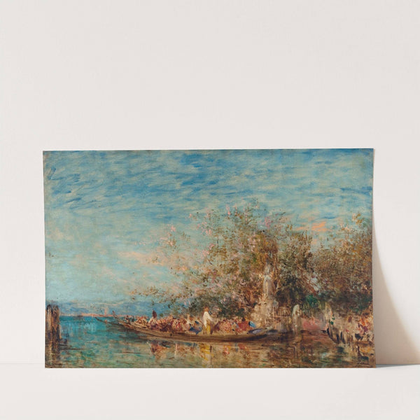 L’offrande À La Madone by Félix Ziem