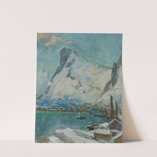 Lofoten in the Evening Light. Study by Anna Boberg