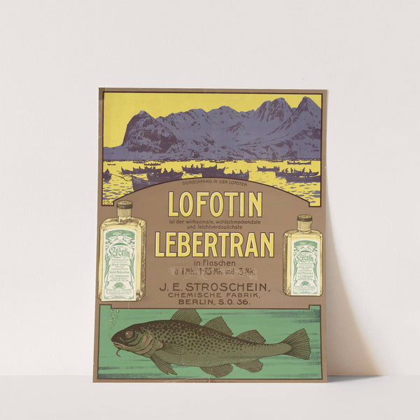 Lofotin ist der wirksamste, wohlschmeckendste und leichtverdaulichste Lebertran in Flaschen by Fritz Schön