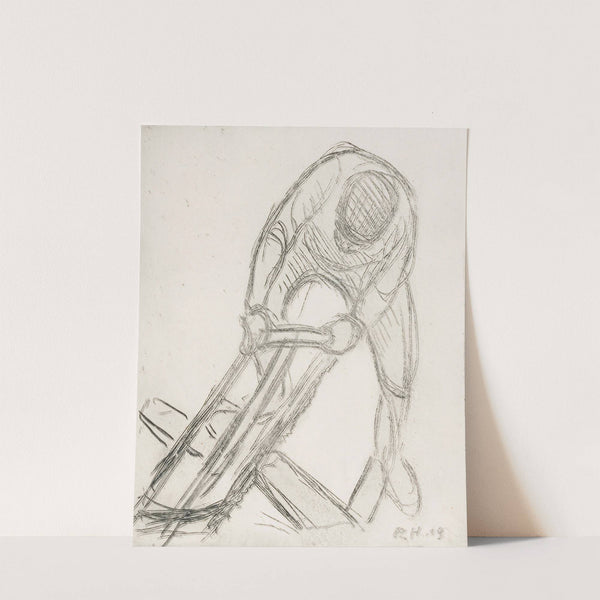 Log Cutter (Kalle Bäckström from Tuomela, Tuusula) by Pekka Halonen