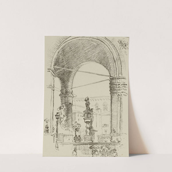 Loggia dei Lanzi by William Penhallow Henderson