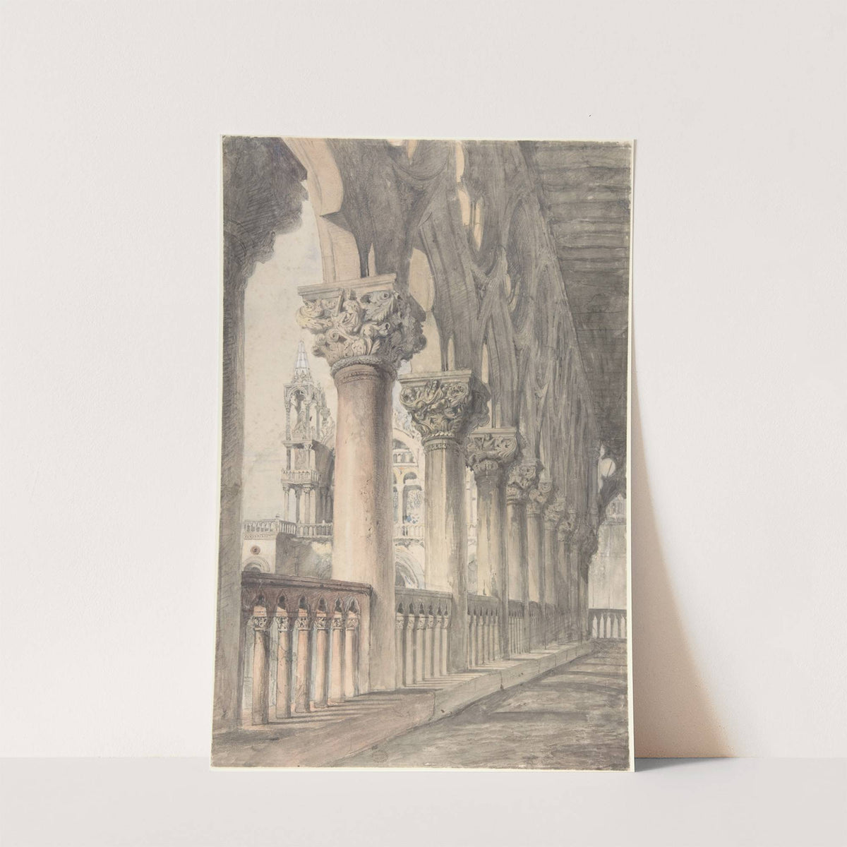 Loggia of the Ducal Palace, Venice by John Ruskin