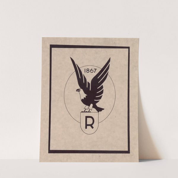 Logo for Ruppert Beer with eagle by Winold Reiss
