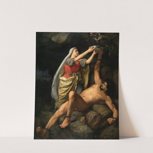 Loke and Sigyn by Mårten Eskil Winge