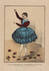Lola Montez as Mariquita, in the ballet Un jour de carneval of Seville (1852)