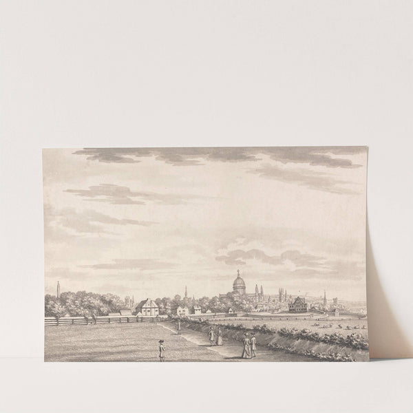 London: a View toward the City and St. Paul's from the North West by Bernard Lens III