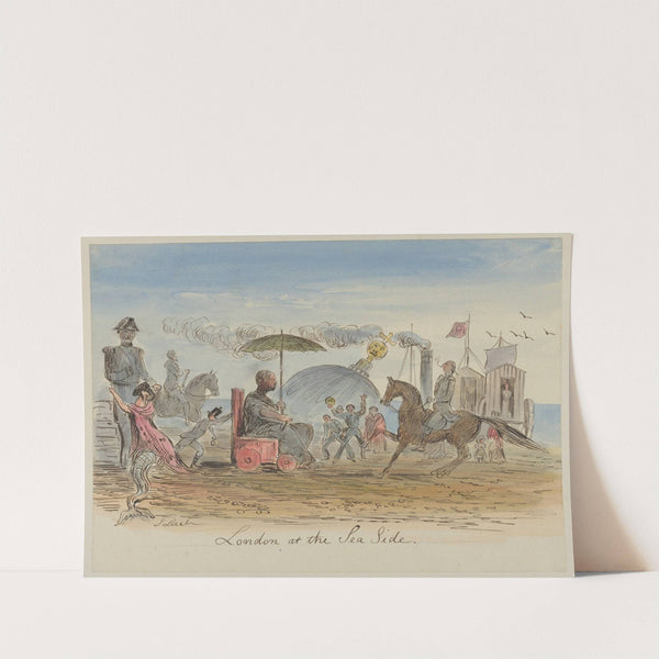 London at the Sea Side by John Leech