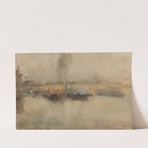 London Bridge (1881) by James Abbott McNeill Whistler