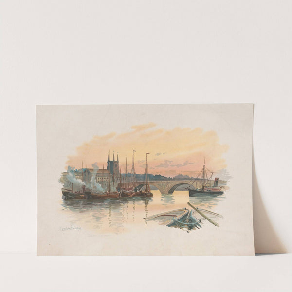 London Bridge (1895) by Louis Kinney Harlow