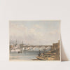 London Bridge from above Bridge (1852) by Edmund Walker