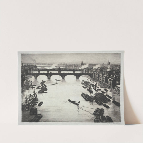 London Bridges (1924) by Christopher R. W. Nevinson