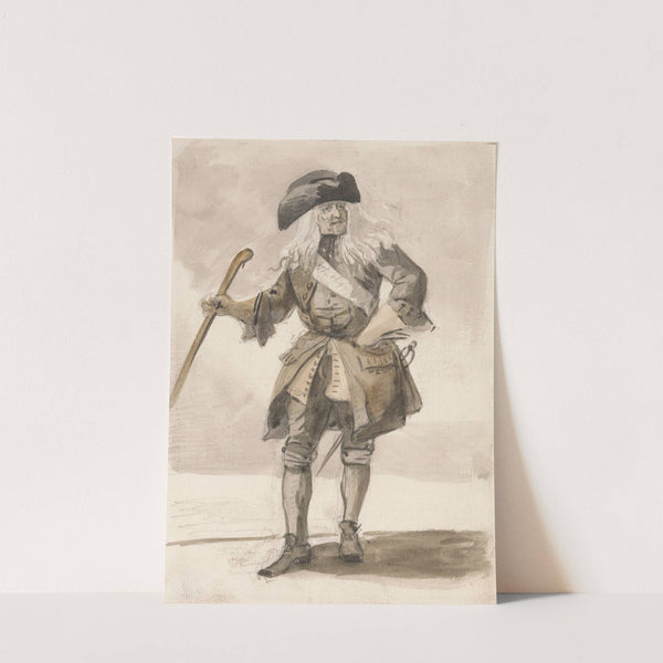 London Cries; A Man Swaggering by Paul Sandby