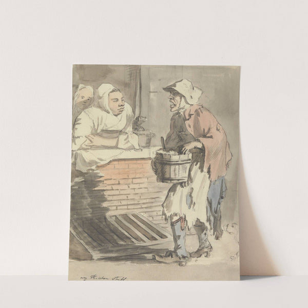 London Cries; 'Any Kitchen Stuff' by Paul Sandby