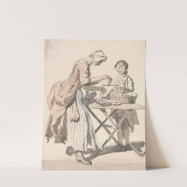 London Cries; 'Black Heart Cherries...' by Paul Sandby