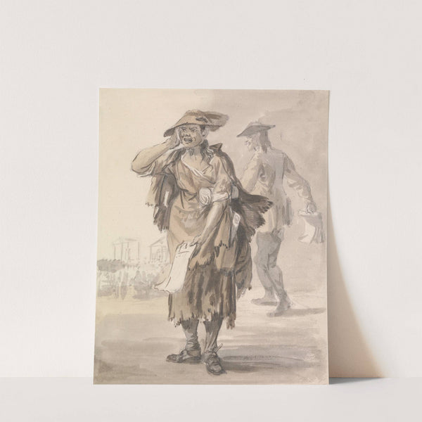 London Cries; Last Dying Speech and Confession (ca. 1759) by Paul Sandby
