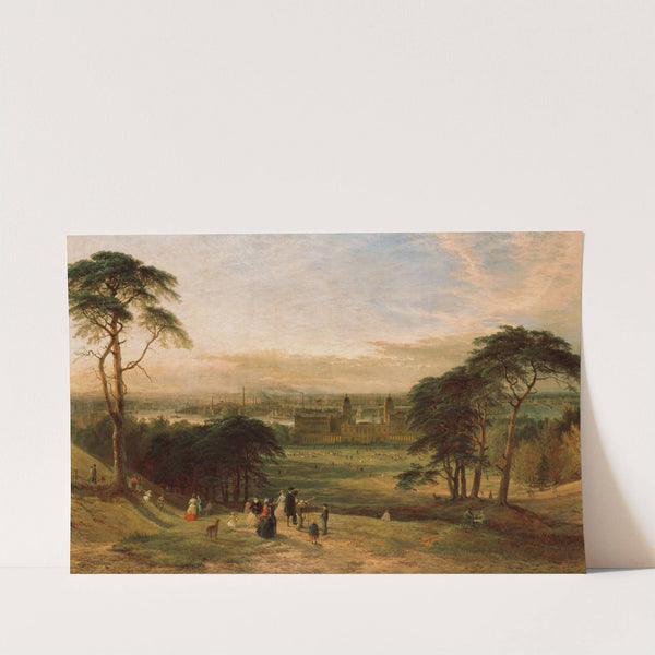 London from Greenwich Hill by Henry Dawson