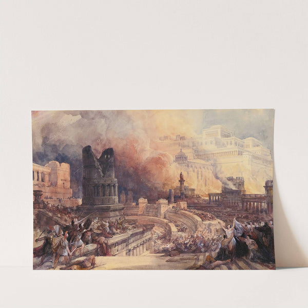 London The Destruction Of A City (1832) by David Roberts