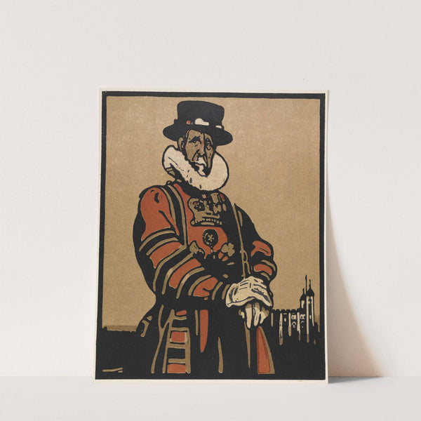 London Types,Beefeater (1898) by William Nicholson
