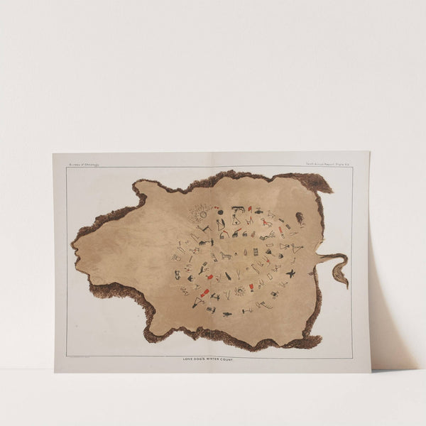 Lone Dog’s Winter Count (1894) by Garrick Mallery