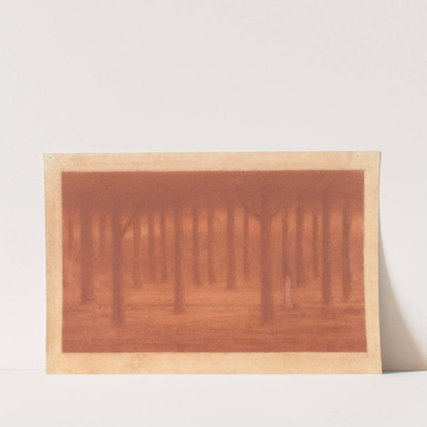 Lone Figure in a Forest by Herbert Crowley