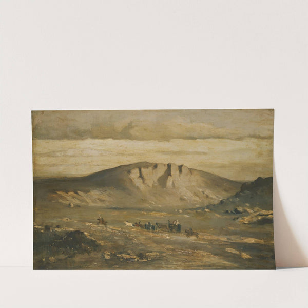 Lonely Landscape (Peasants´ Wedding) by Adolf Kosárek