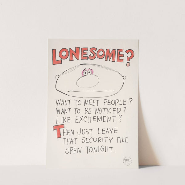 Lonesome by Anonymous