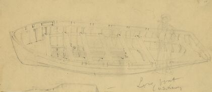 Long boat, U.S. Navy