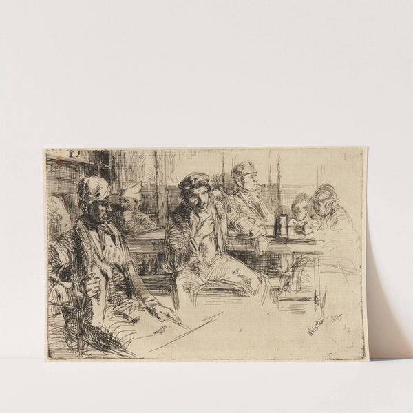 Longshore men (1859) by James Abbott McNeill Whistler