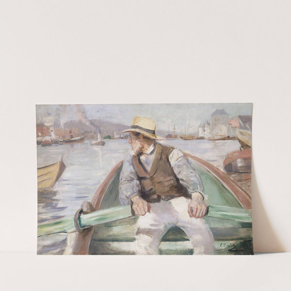 Look ahead, Bergen Harbour (1884) by Christian Krohg