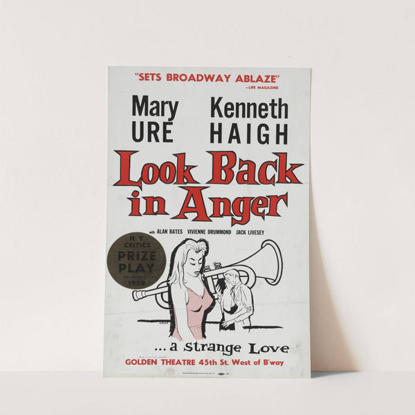 Look back in anger (1958) by Artcraft Lithograph