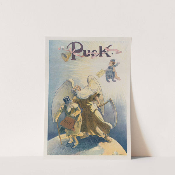 Look who’s here! (1911) by Louis Glackens