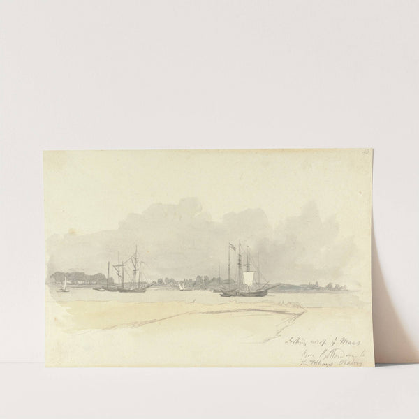 Looking Across the Maas from Rotterdam by Robert Hills