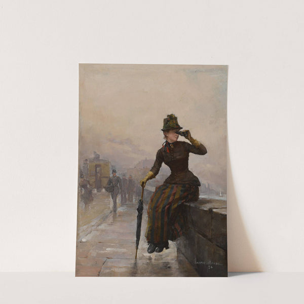 Looking Across the Seine by Paul Charles Chocarne-Moreau