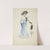 Looking Backward: Blue dress trimmed with lace (1934-1943) by E. Elliott