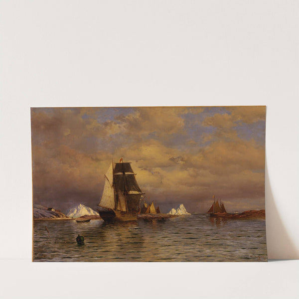 Looking out of Battle Harbor by William Bradford