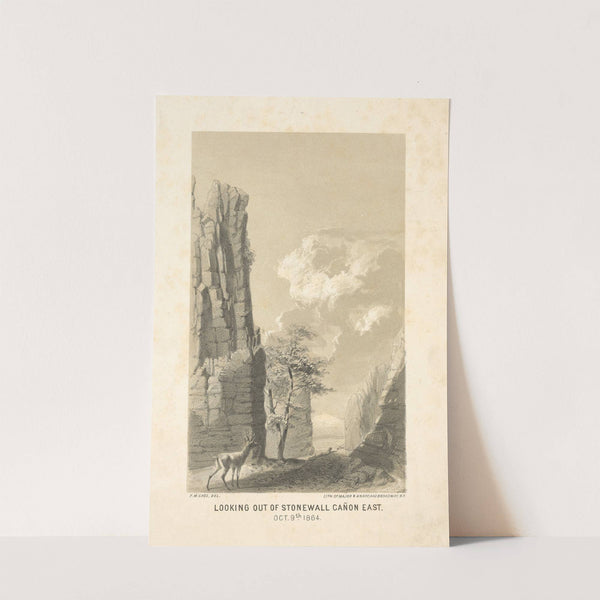 Looking out of Stonewall Canon east. Oct. 9th 1864. (1864) by Joseph F. Knapp