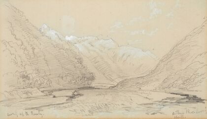 Looking up the Bealey. Arthurs Pass looking north