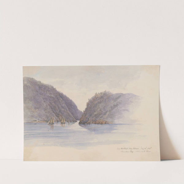 Looking up the Hudson from West Point U.S. July 24th 1846 by Michael Seymour