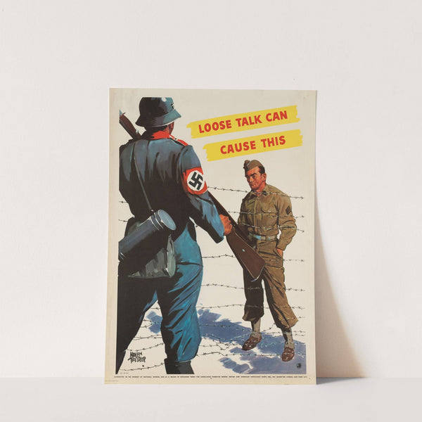 Loose talk can cause this (1942) by Adolph Treidler