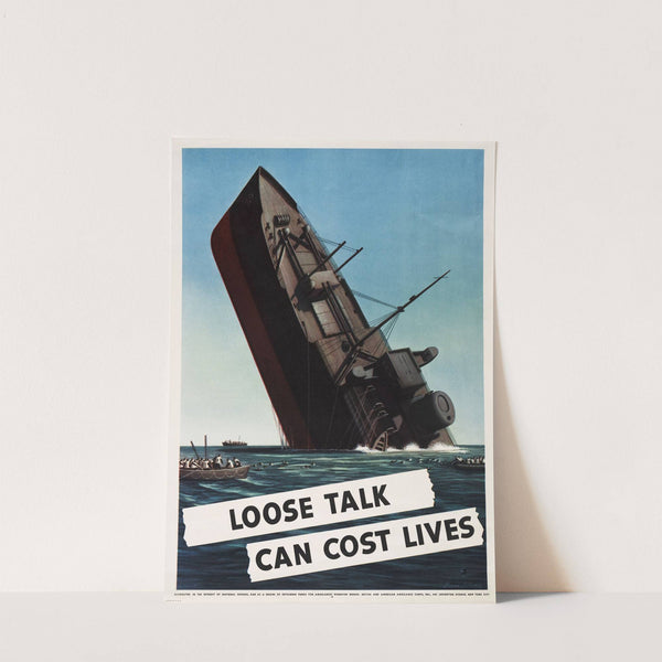 Loose talk can cost lives (1942) by Stevan Dohanos