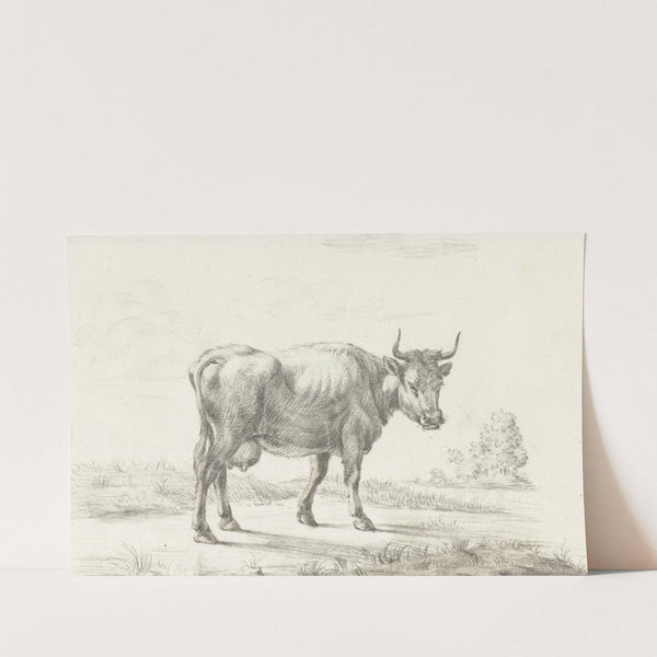 Lopende koe, naar rechts by Jean Bernard