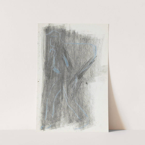 Lopende man met een last op de rug (1874) by Carel Adolph Lion Cachet